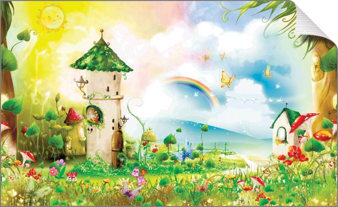 Купить и печать на заказ Картины на холсте Сказочные домики