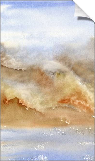 Купить и печать на заказ Картины на холсте Акварельный абстрактный фон