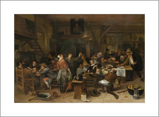 Paintings, photos from Passepartout Day Prince (Jan Steen)