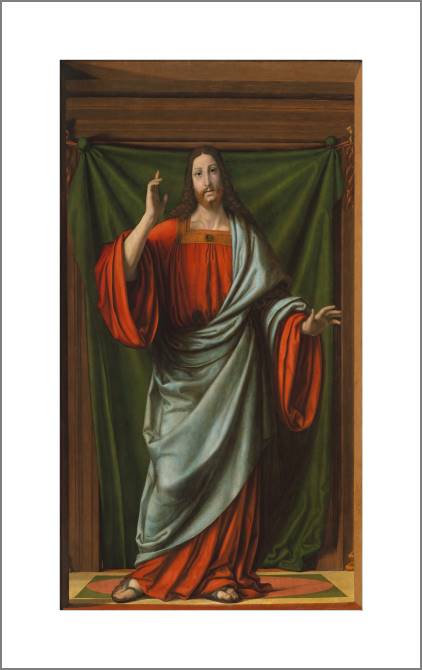 Paintings, photos from Passepartout The Blessing Of Christ (Andrea Solario)