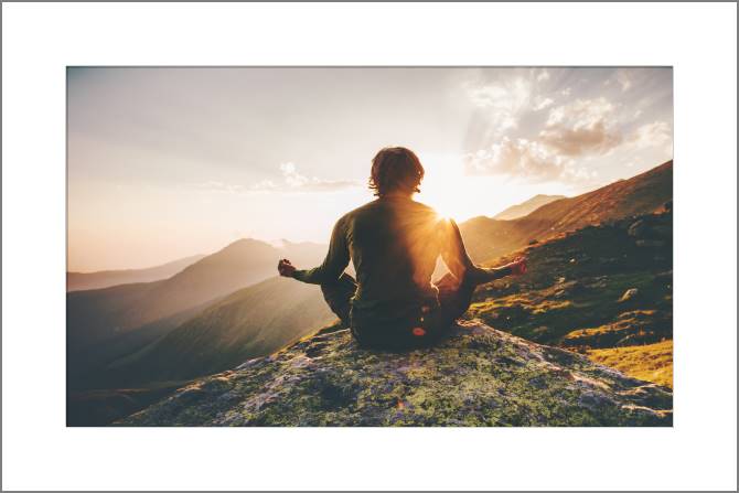 Paintings, photos from Passepartout Meditation on the nature