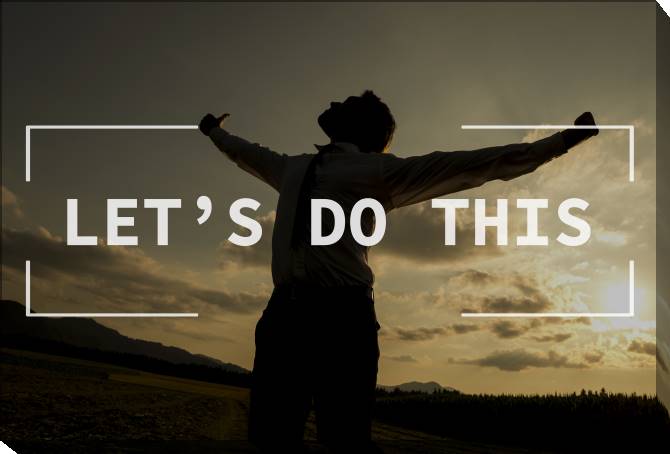 Картины на холсте Let's do this