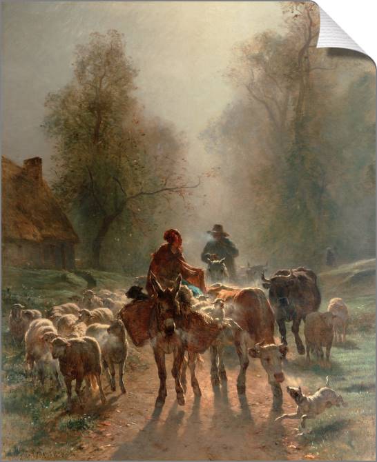 Купить и печать на заказ Картины на холсте Отправление на рынок