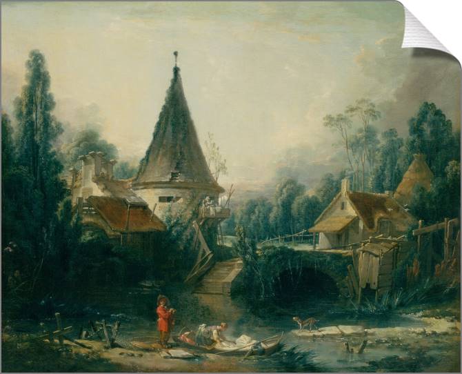 Купить и печать на заказ Картины на холсте Пейзаж в окрестностях Бове