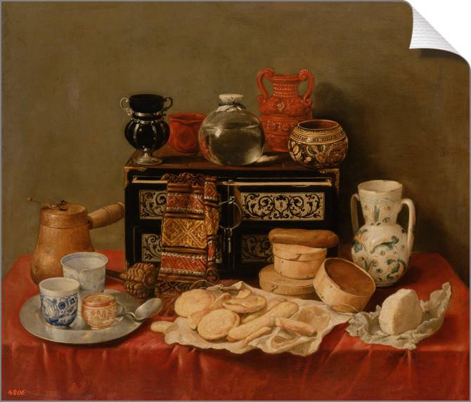 Купить и печать на заказ Картины на холсте Натюрморт с черным сундуком