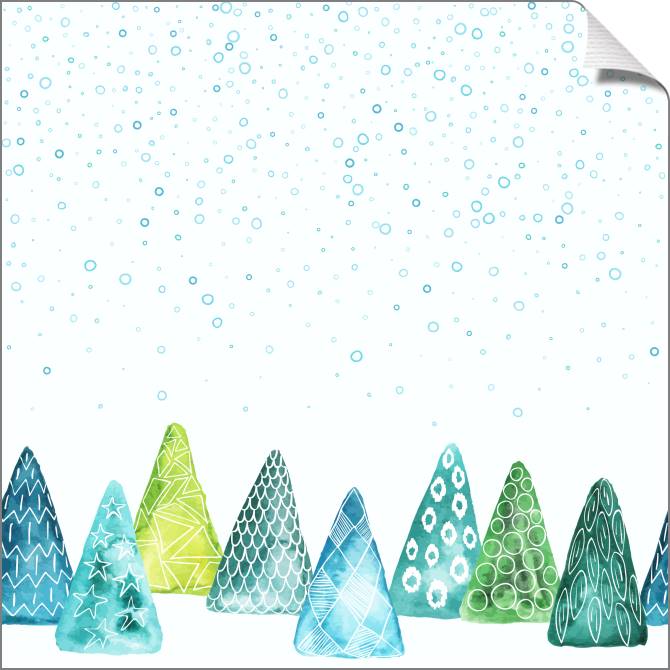 Купить и печать на заказ Картины на холсте С елочками