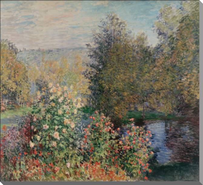 Купить и печать на заказ Картины на пластике, пеноркартоне Уголок сада в Монжероне