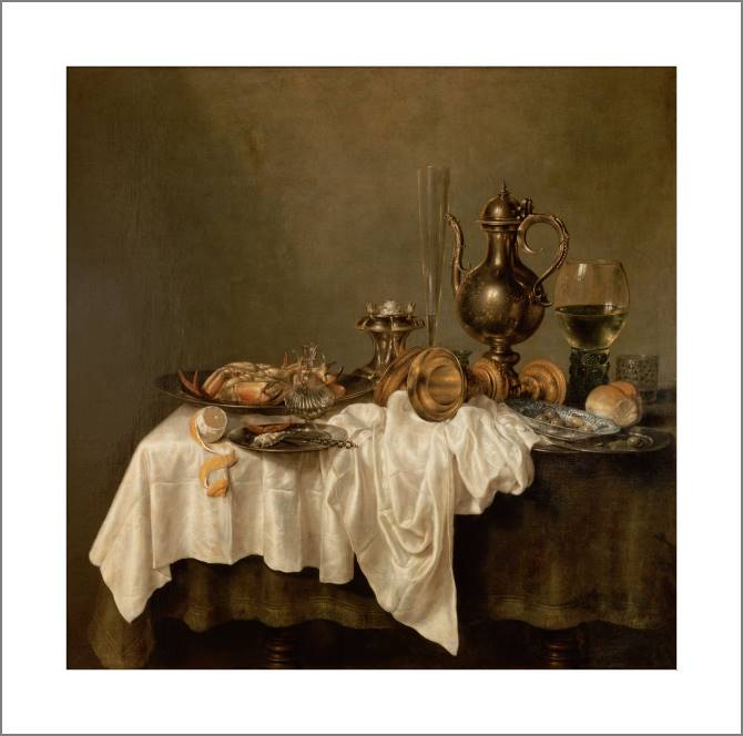 Paintings, photos from Passepartout Breakfast with a lobster (Heda, Willem Klas)