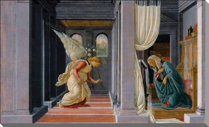 Купить и печать на заказ Картины на пластике, пеноркартоне Благовещение