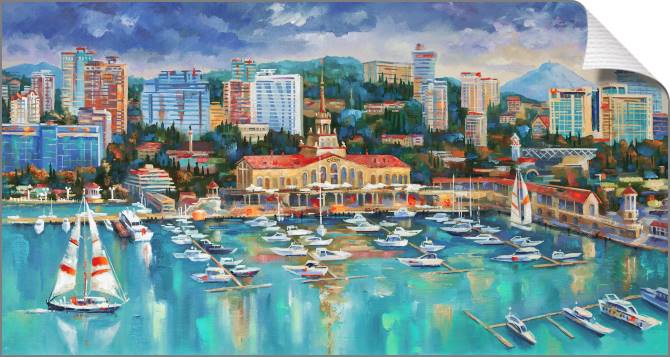 Купить и печать на заказ Картины на холсте Пейзаж в Сочи