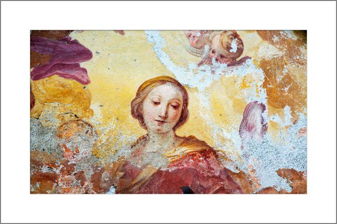 Paintings, photos from Passepartout Detail of an old fresco