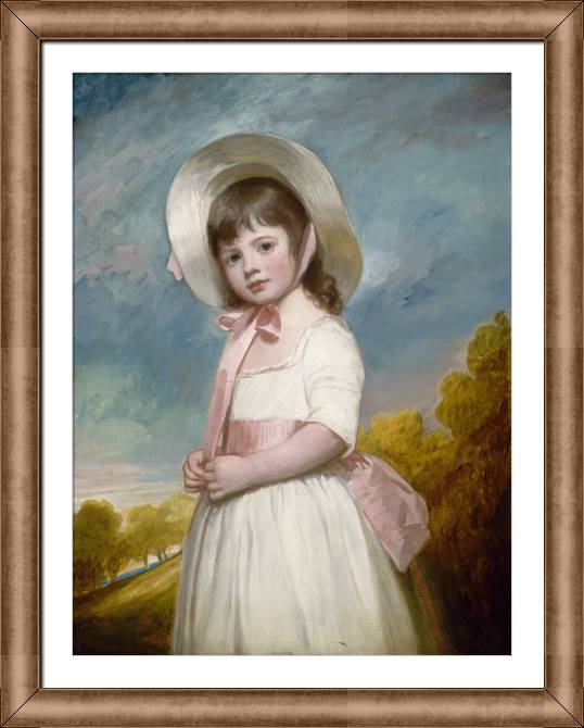 Картины в рамке, багете Miss Juliana Willoughby (George Romney)