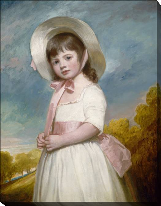 Paintings on canvas Miss Juliana Willoughby (George Romney)
