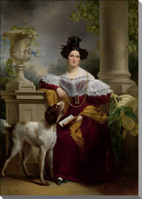 Купить и печать на заказ Картины на пластике, пеноркартоне Портрет Алиды Кристины Ассинк