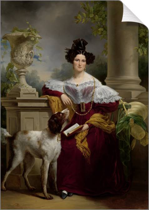 Купить и печать на заказ Картины на холсте Портрет Алиды Кристины Ассинк