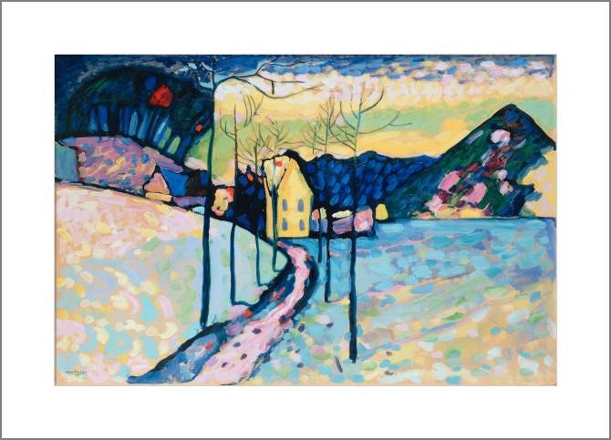 Paintings, photos from Passepartout Winter Landscape (Vasily Kandinsky)