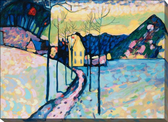 Картины на холсте Winter Landscape (Vasily Kandinsky)