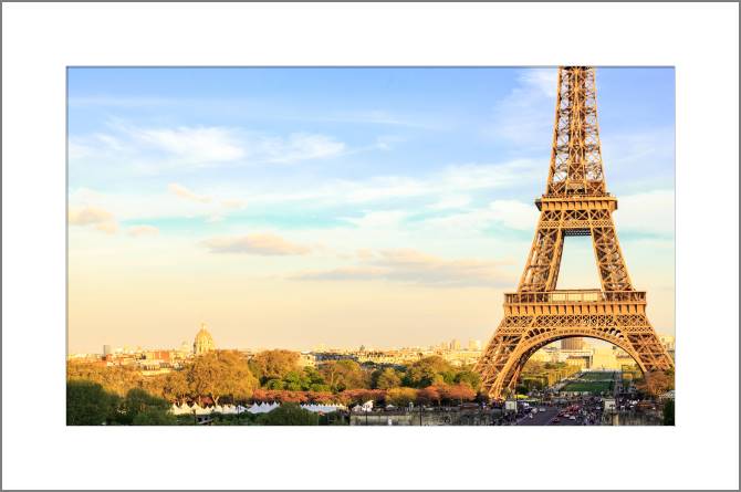 Paintings, photos from Passepartout Eiffel tower photo