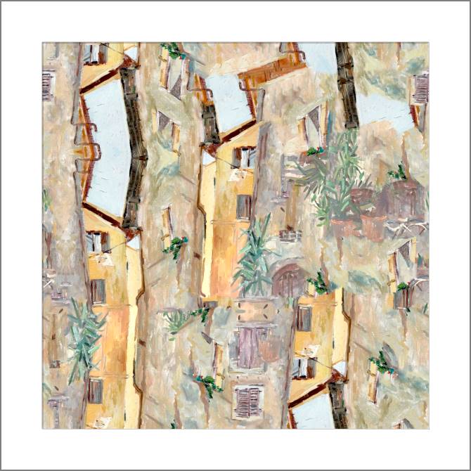 Paintings, photos from Passepartout Italian city abstraction