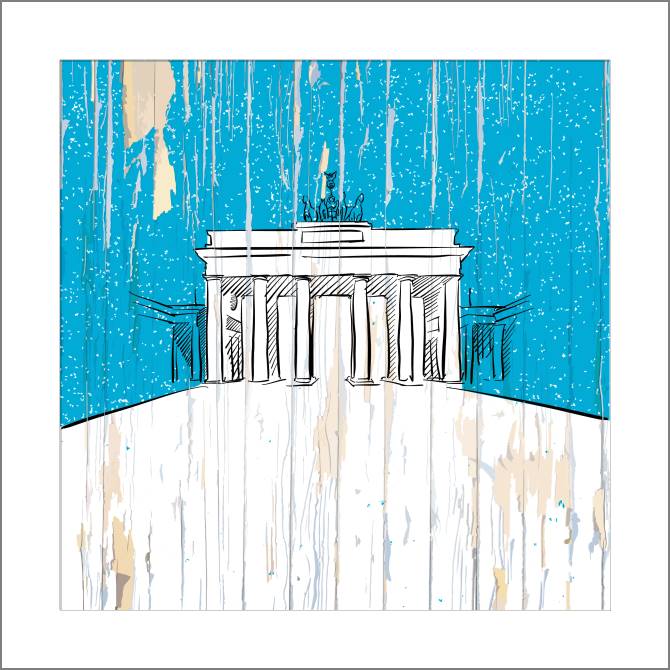 Paintings, photos from Passepartout Brandenburg gate