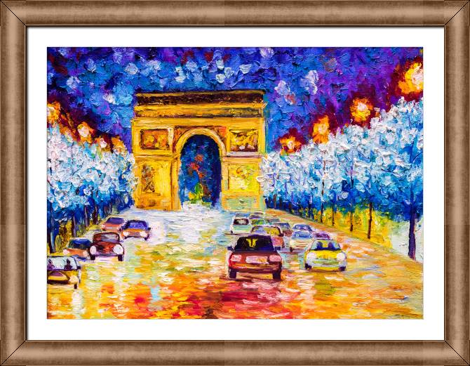 Paintings on canvas Arc de Triomphe, Paris