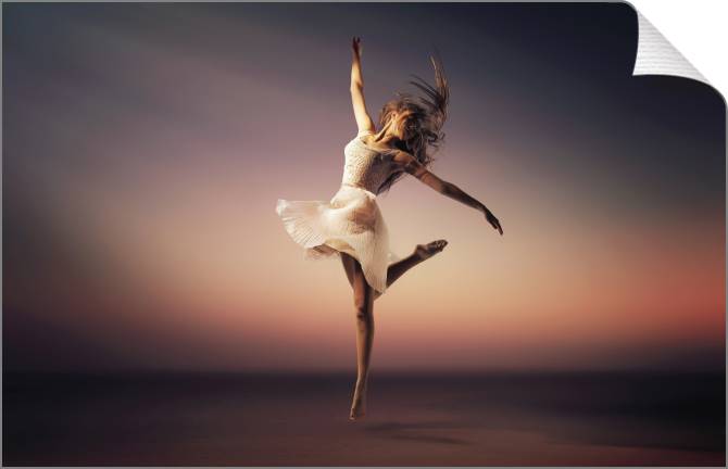 Купить и печать на заказ Картины на холсте Танцующая девушка