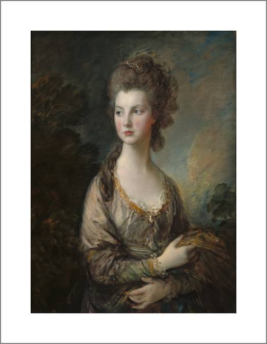 Paintings, photos from Passepartout Portrait of Mrs Graham (Thomas Gainsborough)