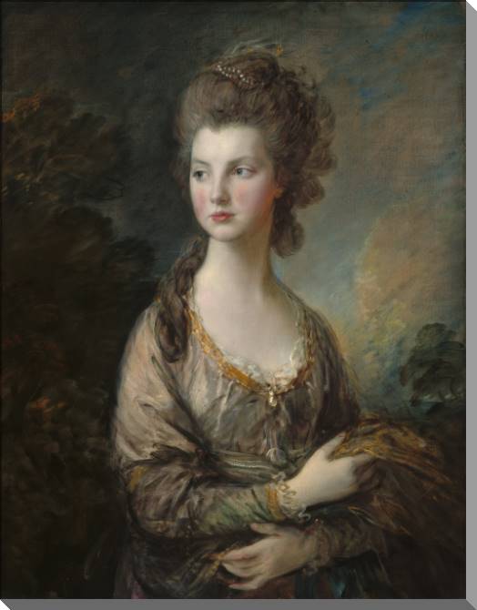 Купить и печать на заказ Картины на пластике, пеноркартоне Портрет миссис Грэхем