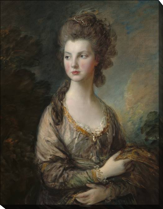 Картины на холсте Portrait of Mrs Graham (Thomas Gainsborough)