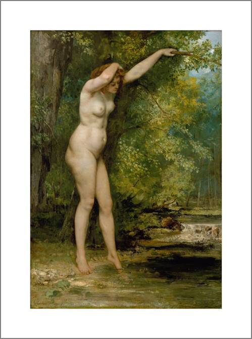 Paintings, photos from Passepartout The Young Bather (Gustave Courbet)
