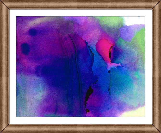 Paintings on canvas Blue abstraction