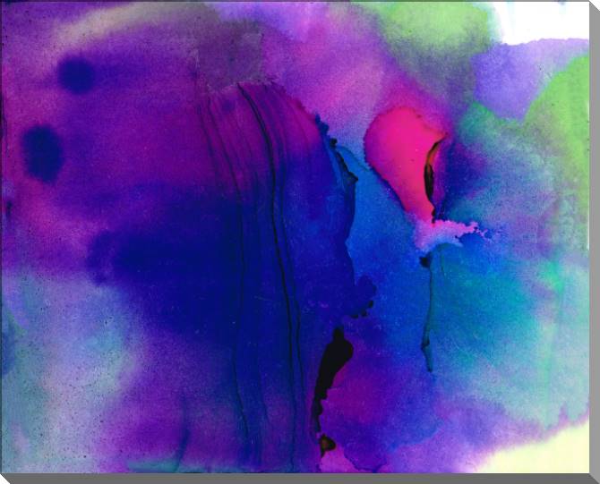 Купить и печать на заказ Картины на пластике, пеноркартоне Ультрамариновая абстракция