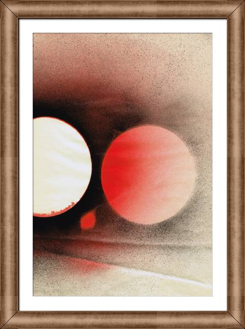 Paintings on canvas Geometric abstract background with red