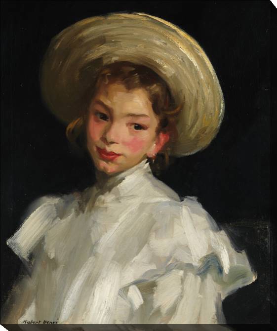 Картины на холсте Dutch girl in white (Robert Henry)
