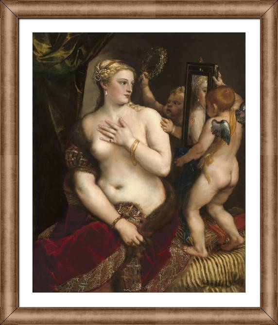 Paintings on canvas Venus with a mirror (Titian)