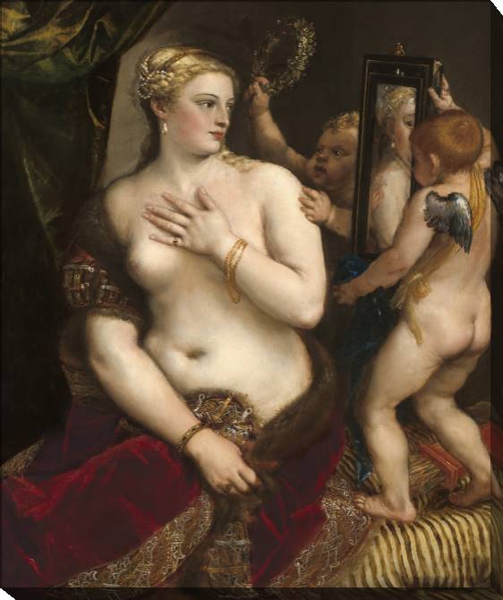 Paintings on canvas Venus with a mirror (Titian)