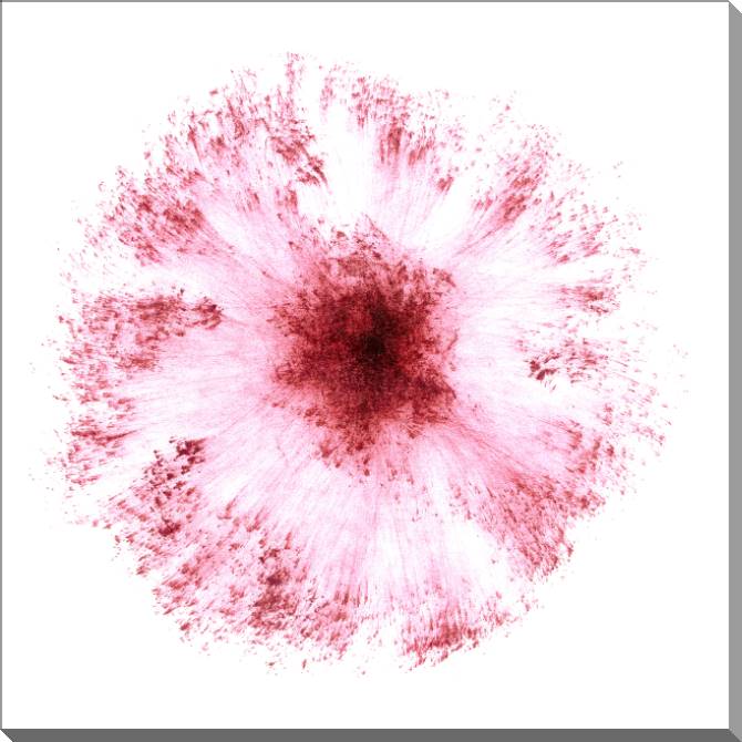 Купить и печать на заказ Картины на пластике, пеноркартоне Абстракция-цветок