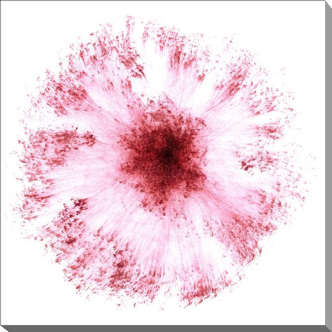 Paintings on canvas Abstraction flower