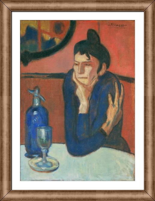 Paintings on canvas The absinthe drinker (Pablo Picasso)
