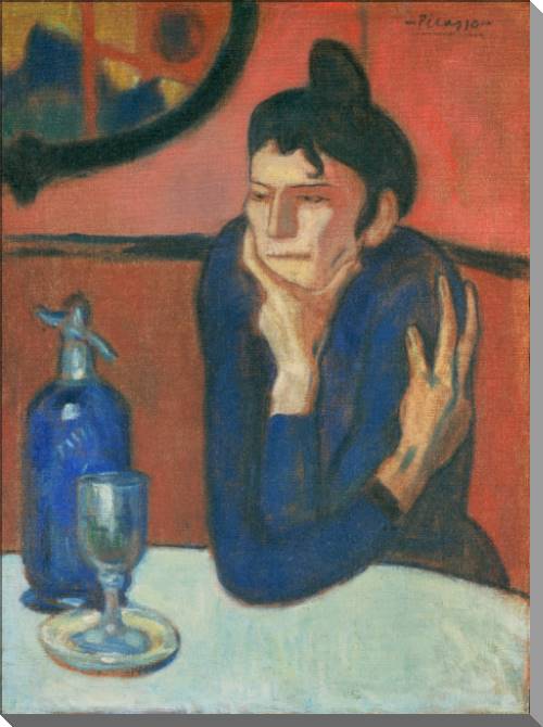 Купить и печать на заказ Картины на пластике, пеноркартоне Любительница абсента