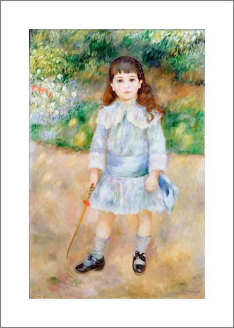 Купить и печать на заказ Картины, фото с паспарту Ребенок с кнутиком