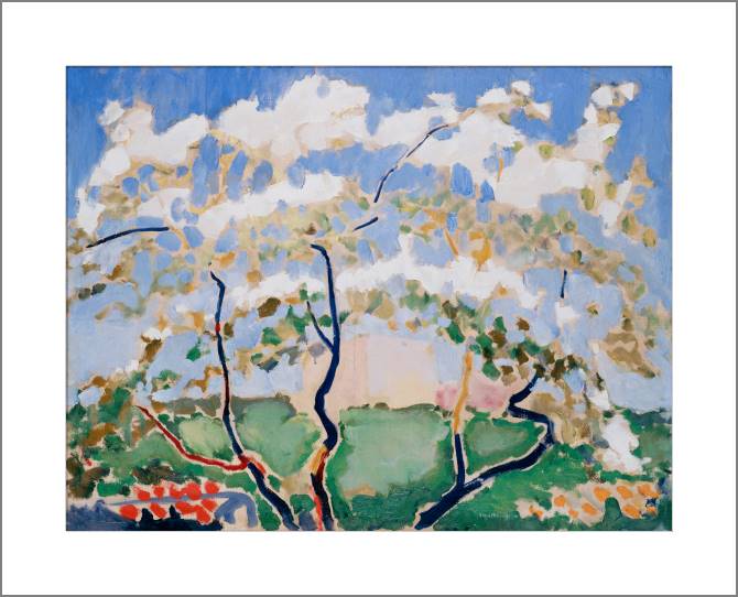 Купить и печать на заказ Картины, фото с паспарту Весна