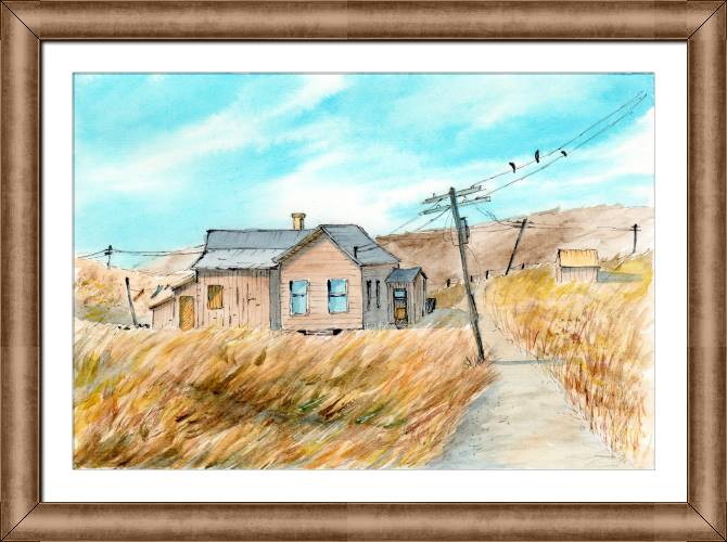 Paintings on canvas House on the Prairie