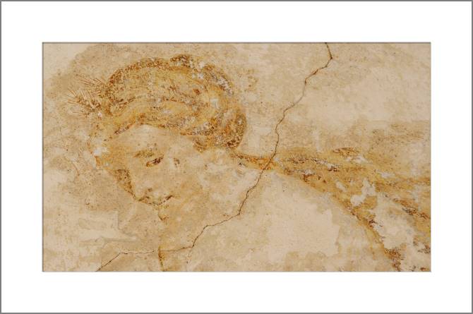 Купить и печать на заказ Картины, фото с паспарту Барочная роспись 1670 года