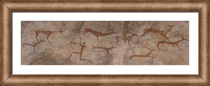 Paintings on canvas The rock art of ancient people