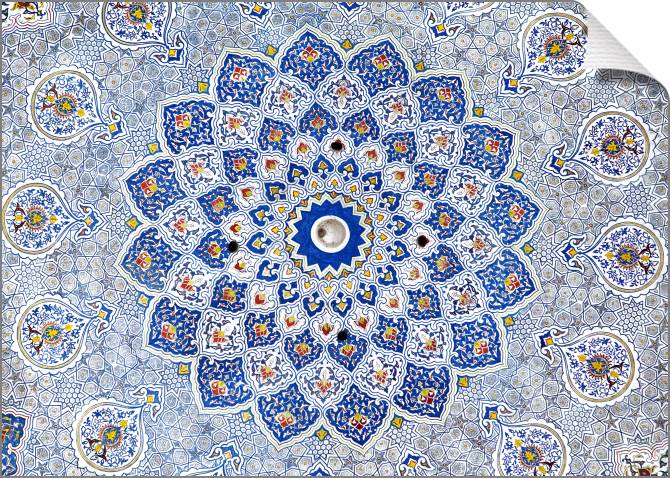 Купить и печать на заказ Картины на холсте Роспись стен мечети