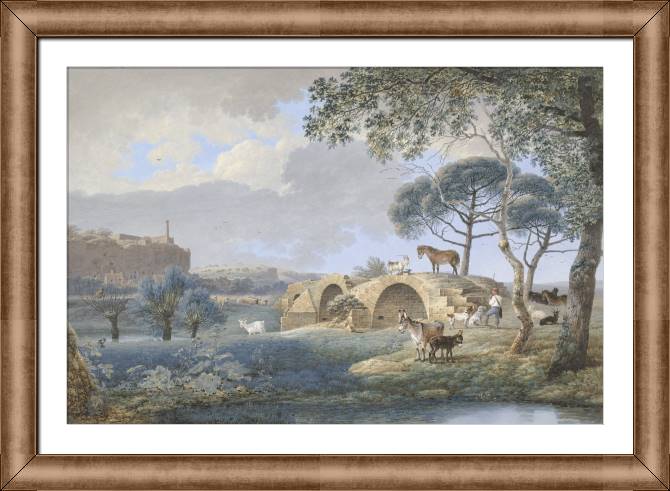 Картины в рамке, багете The scene is in the round (Augusta Joseph Knipe)