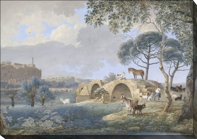 Paintings on canvas The scene is in the round (Augusta Joseph Knipe)