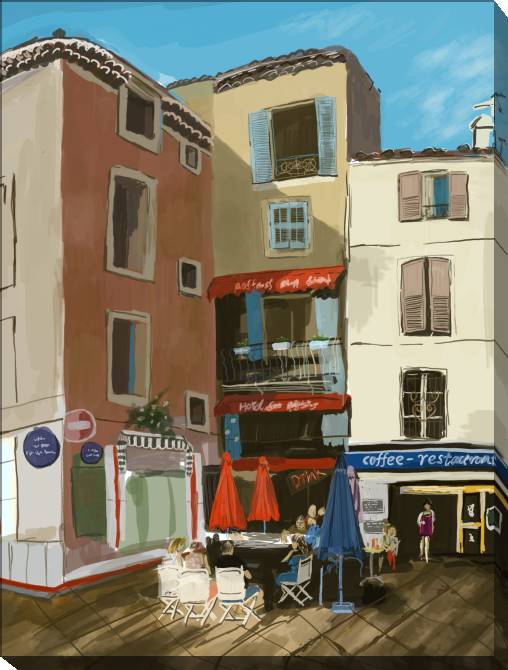 Картины на холсте Coffee digital art