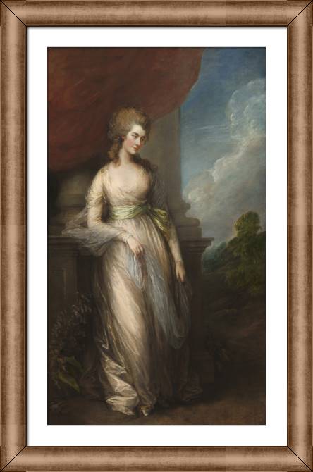 Paintings on canvas Georgiana, Duchess of Devonshire (Thomas Gainsborough)